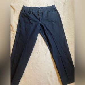 Dark Blue Lee Flare and Wide Jeans.
